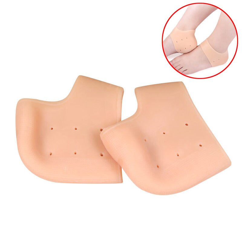 1 PAIR Plantar Fasciitis Heel Pad Silicone Sleeve Heel Cup relieves plantar fasciitis heel pain and reduces heel pressure TSLM1: 01 1 Pair