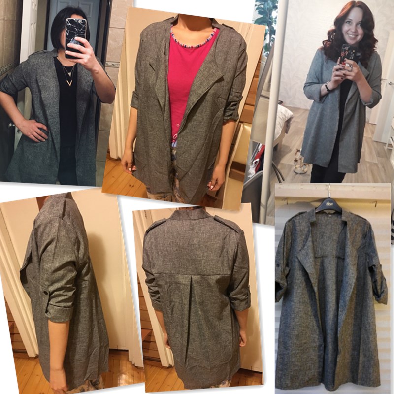 femmes veste ouverte devant manteau longue cape coupe-vent pardessus printemps automne cascade Cardigan dame Blusas chaqueta mujer