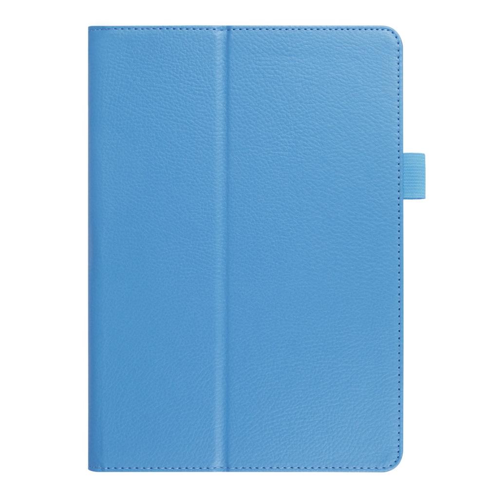 Premium pu leren hoesje voor samsung galaxy tab 3 10.1 gt-p5200 p5210 p5220, slanke hoes voor samsung tab 4 10 sm-t530 t531 t535 hoesje: Blauw