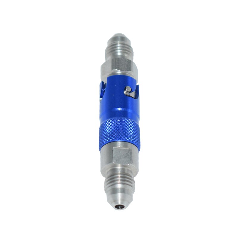 Rvs motorfiets  an3 3an voorremvloeistof snel verwijderbaar deksel remleiding ontkoppelfitting droogremkoppeling: Blauw