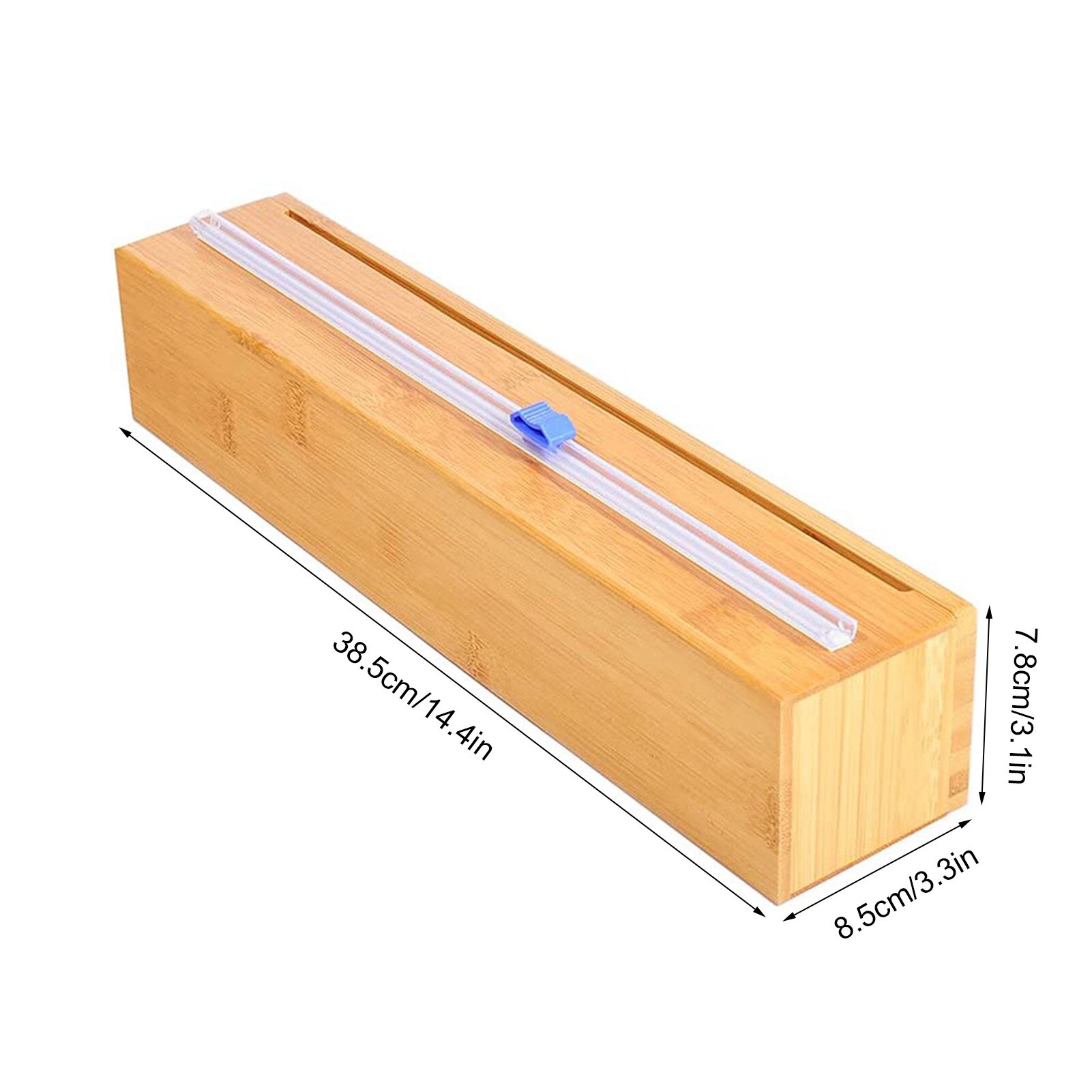 Two-way Sliding Cutter Multi-size Applicable Plastic Wrap Cutter Household Kitchen Utensils Tin Foil Roll Organizer