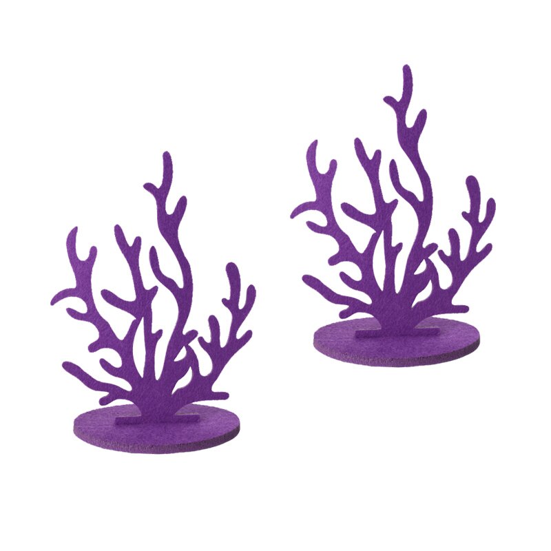 Mermaid Party Supplies Little Mermaid Decoration Seahorse Starfish Felt Table Ornament Girl Birthday Party Baby Shower Decor: M04