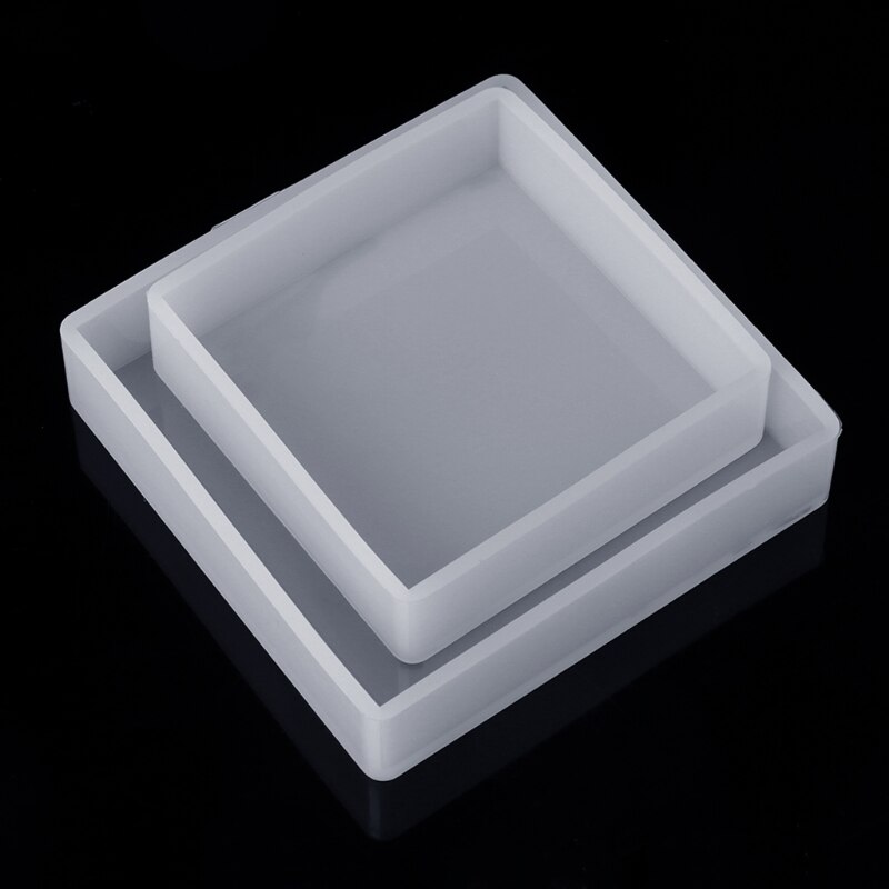 Silicone Mold DIY Square Rectangle Exopy Resin Mirror Crafts Jewelry Decoration