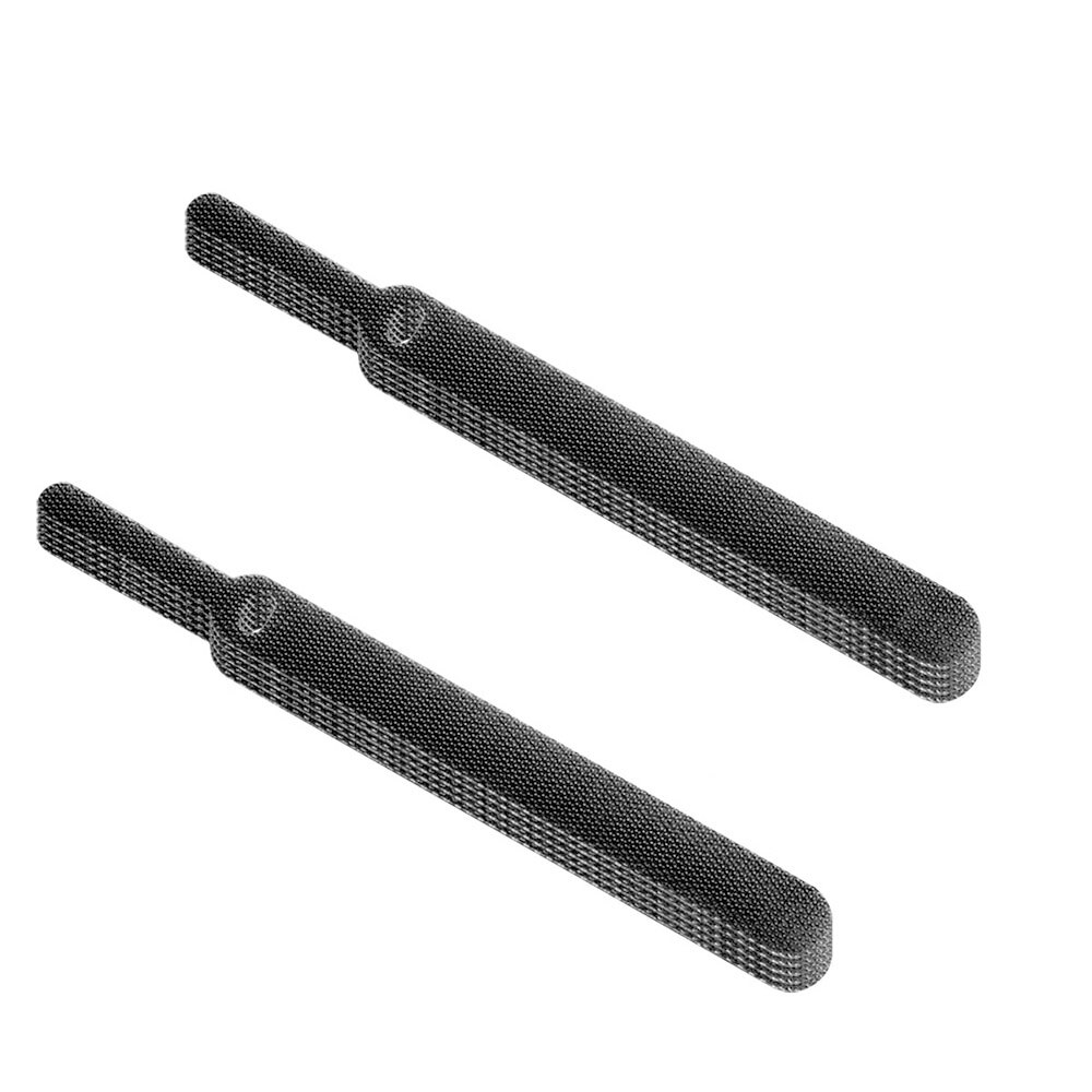 10/20PCS USB Cable Management Charging Cable Organizer PC Cable Winder Straps Earphone Cable Tie Hook Loop Desk Cable Bundle: 10Pcs Black