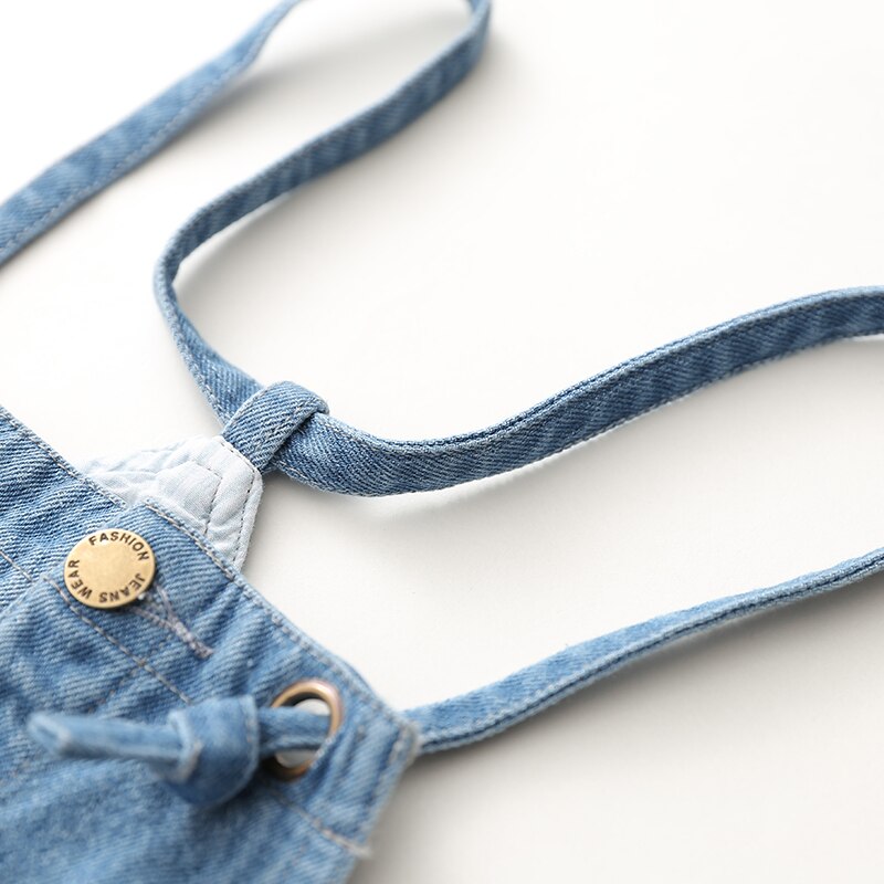 Kinder Denim Overalls Frühjahr Neue Baby Jungen und Mädchen Strumpf Jeans Kinder Cowboy Overalls Mädchen Jeans 2-8 jahre