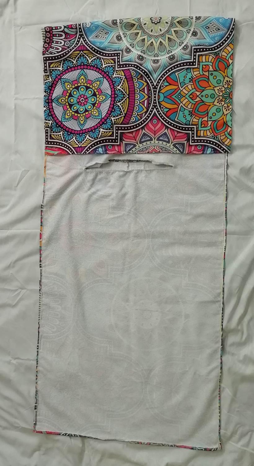 aztèque bohème géométrique Triangles Zigzags diamants rayures imprimer grand adulte Poncho à capuche piscine bain serviette de plage