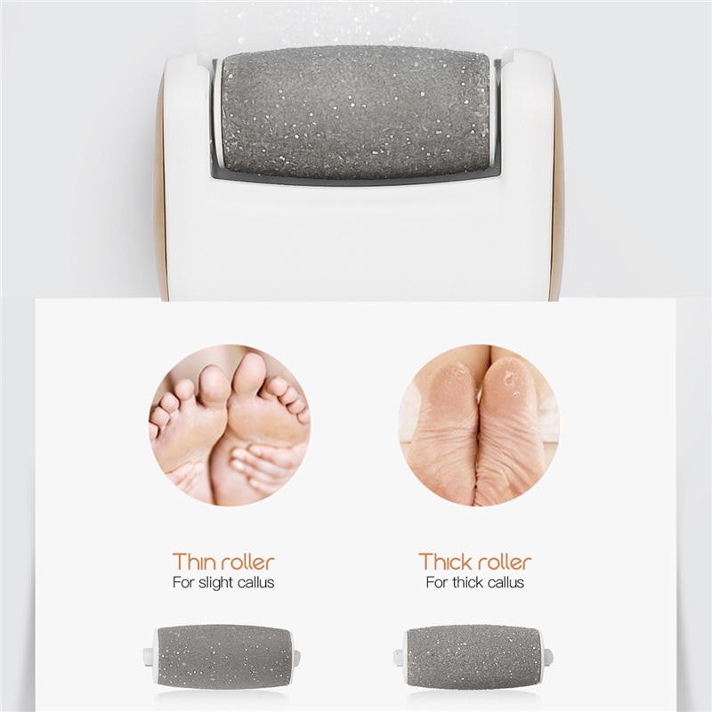 Máquina exfoliadora eléctrica portátil con USB para pedicura, removedor de callos, rodillo para el cuidado de los pies, dispositivo de eliminación de piel muerta dura 21