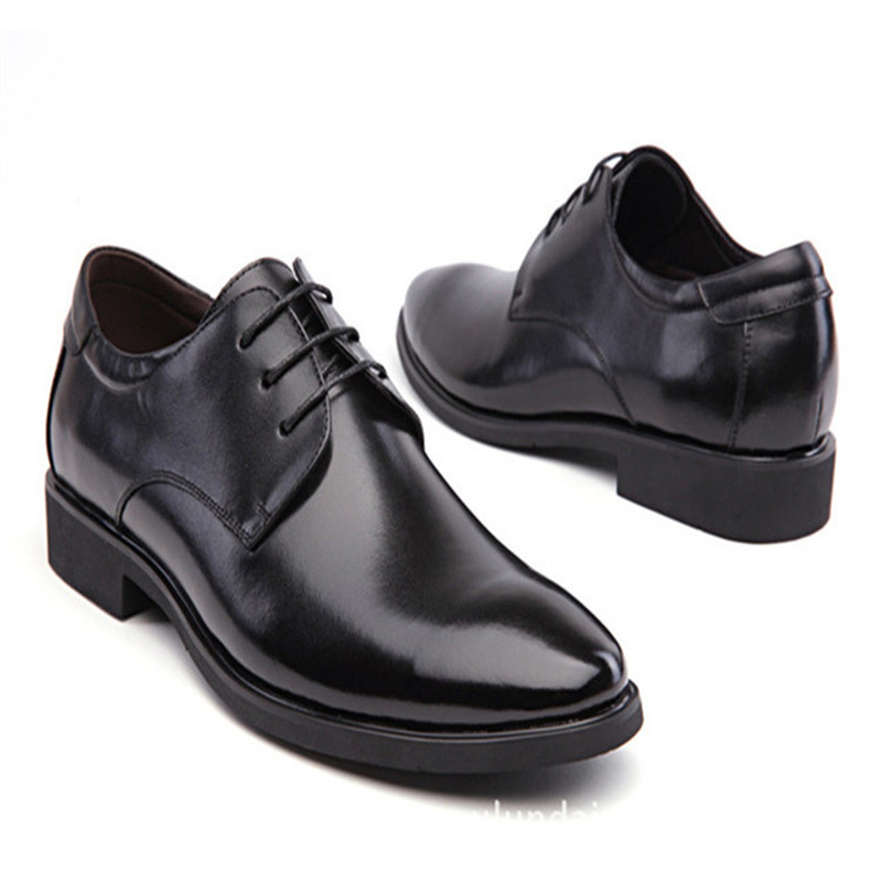 Los hombres de la zapatos de cuero Formal vestido con cordón zapatos Oxfords Zapatos Retro ZAPATOS DE TRABAJO calzado de la gota