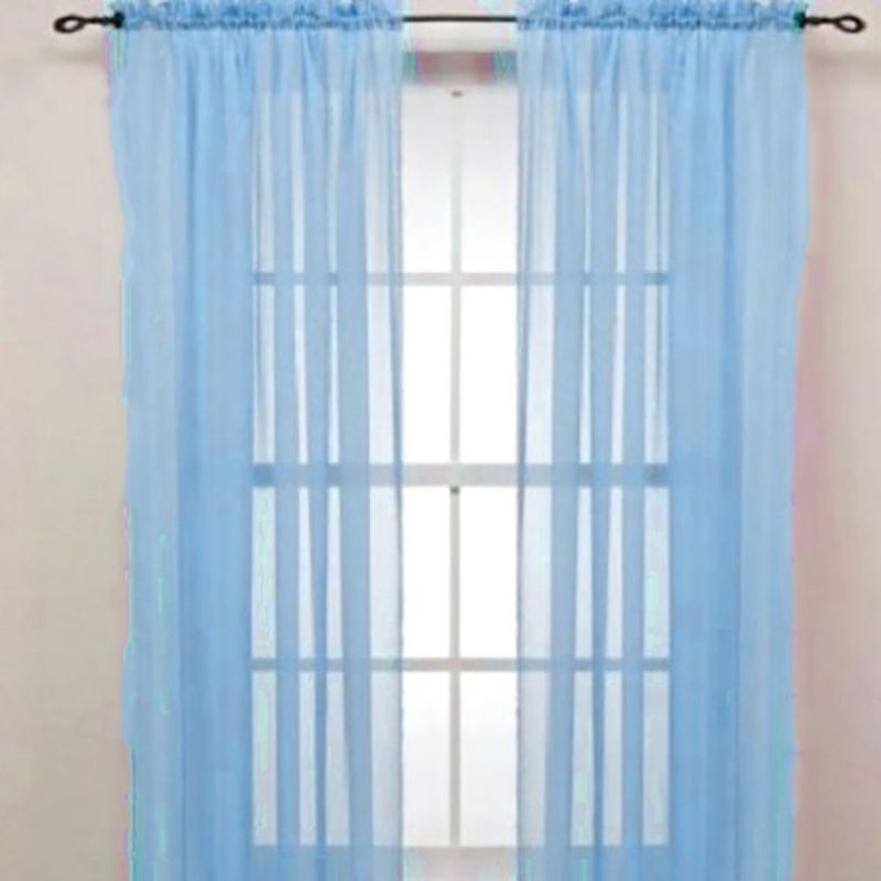 1pc 100*200cm Neue Einfarbig Voile Schiere Vorhang Panel Fenster Vorhänge Europa Fenster Tüll Vorhänge Wohnzimmer zimmer Dekoration: NO. 16