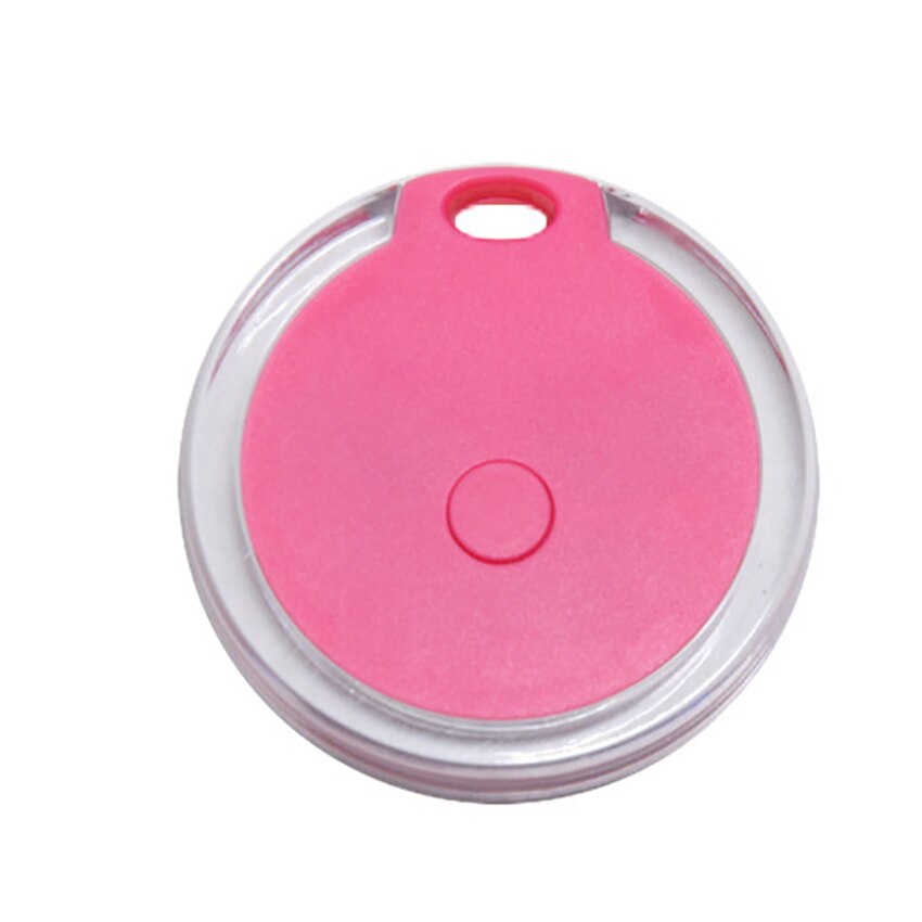 Bluetooth Tracker Waterproof Tracking Device for Dogs, Kids, Cats, Luggage, Wallet, with app for Phone, Replaceable Battery: Pink