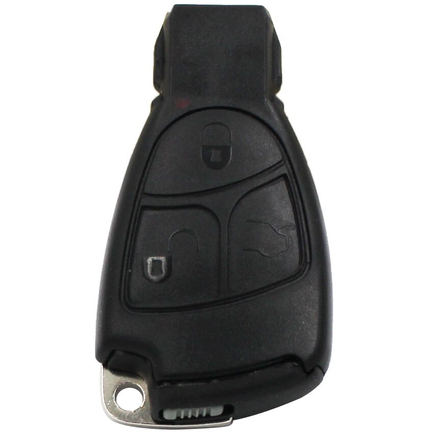 3/4 Button Remote Key Shell Case Smart Car Key Housing Cover with Battery Holder Small Key for Mercedes Benz C E S G SL CLK SLK