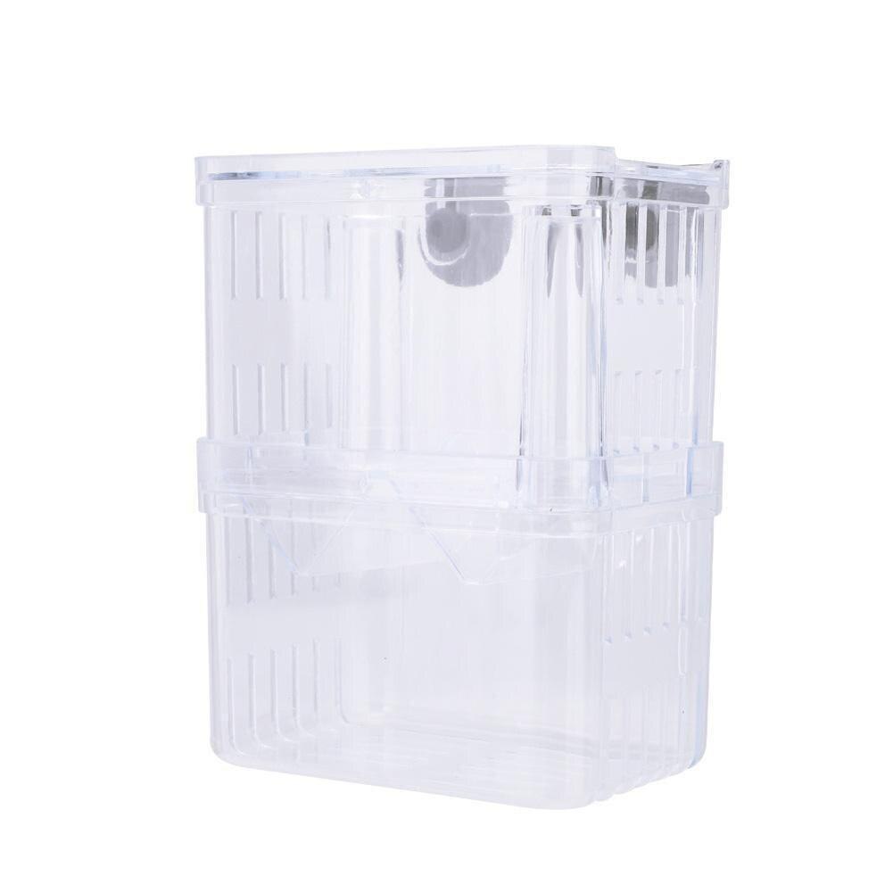 Dubbellaagse zelfdrijvende broedmachine met zuignap, aquarium, kweekbak voor vissen