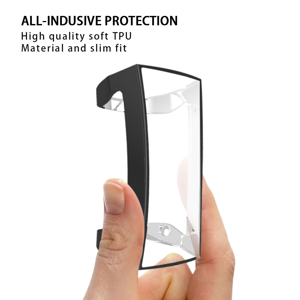 Tpu Screen Protector Case Voor Fitbit Lading 4 3 Horloge Cover Charge4 Flexibele Bumper Krasbestendig Lichtgewicht Dunne Shell