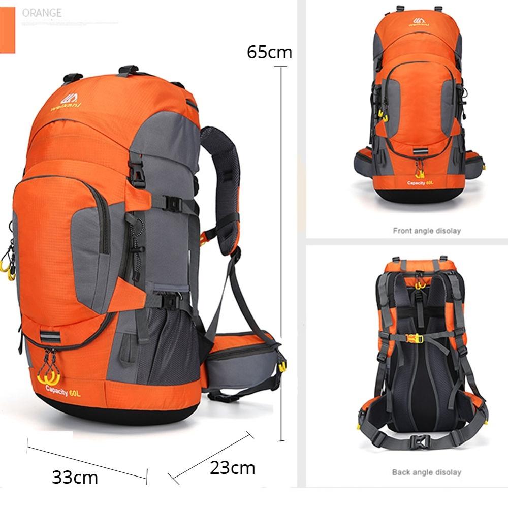 KOKOCAT 60L Wandelen Rugzak Sport Outdoor Rugzak Bergbeklimmen Zak met Regenhoes Rugzak