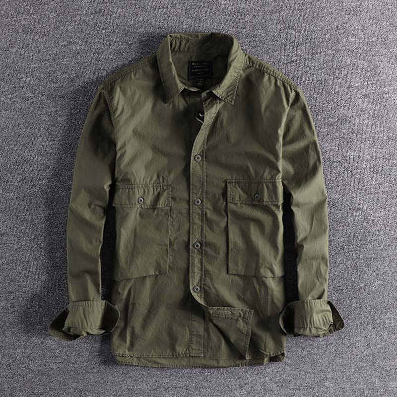 RVLT REVOLUTION parka jas 7246 X legergroen