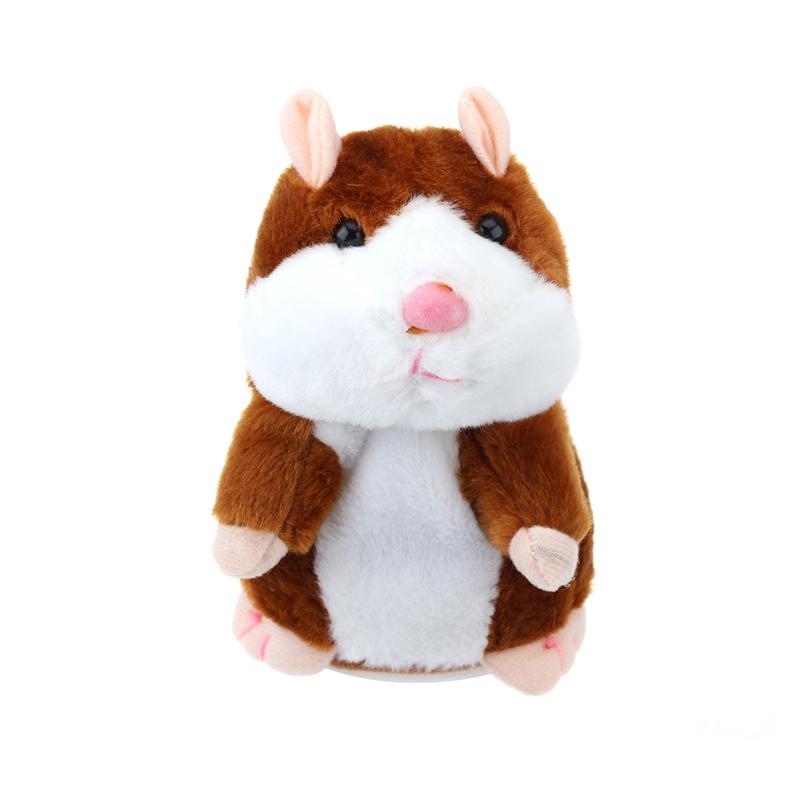 Hamster parlant souris animal de compagnie en peluche jouet mignon parler parler son enregistrement hamster jouet éducatif pour enfants 3 couleurs