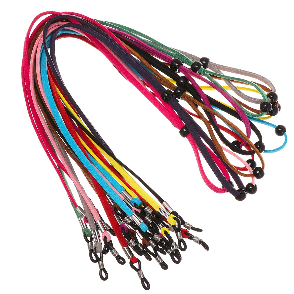 1pc verstelbare, antislip leesbrillen met bevestigingsdraad, anti-verlies gezichtsmaskerkoorden, comfortabele zonnebrilketting