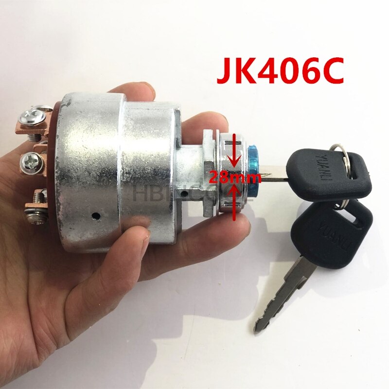 FORklift starter switch ignition lock key switch starter switch JK406C is suitable accessories