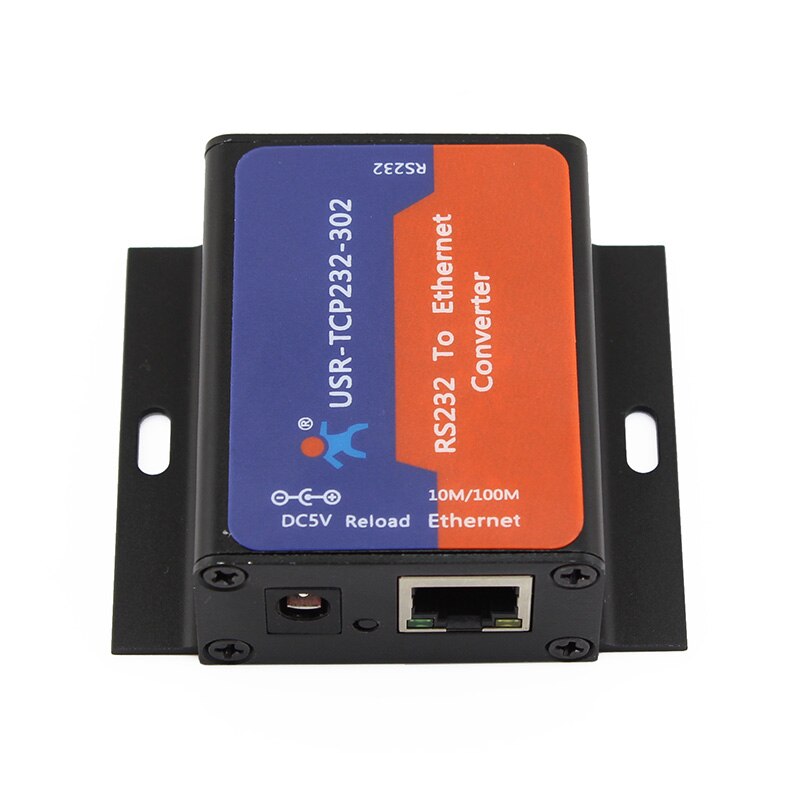 Usr-tcp 232-302 rs232 til tcp ip omformer seriell til ethernet-støtte dns dhcp innebygd webside: Ingen adapter