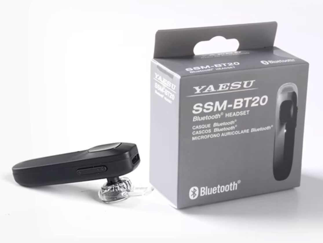 YAESU SSM-BT20 Bluetooth Earphones FT5DR FTM-300DR/500DR IC-705