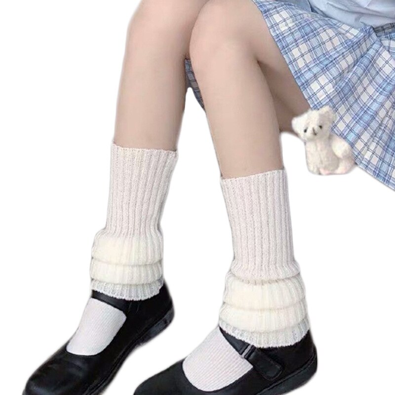 Leg Warmers Ankle Warmer Calf Socks Lolita Warmer Women Long Woman Winter Boot Cuff Socks Knee high boots