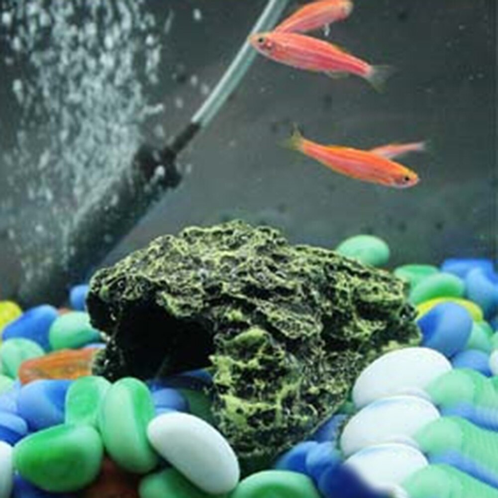 Pet Products Aquarium Decor Cute Pet Turtle Climbing Hill Roof Terrace Floating Island Aquarium Turtle Hide Cave Tree Holes