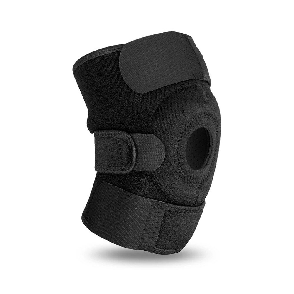 Fitness knæstøtte sportssikkerhed knæbøjle support sort knæpude beskytterbånd til knæbøjle fodboldsport: Default Title