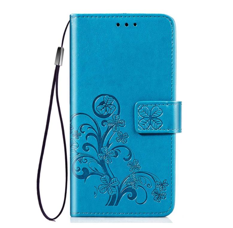 Luxe reliëf 3d bloemenhoesje voor samsung galaxy ace gt -s5830i s5830 pu leren portemonnee flip telefoonhoesje tas volledige achterkant