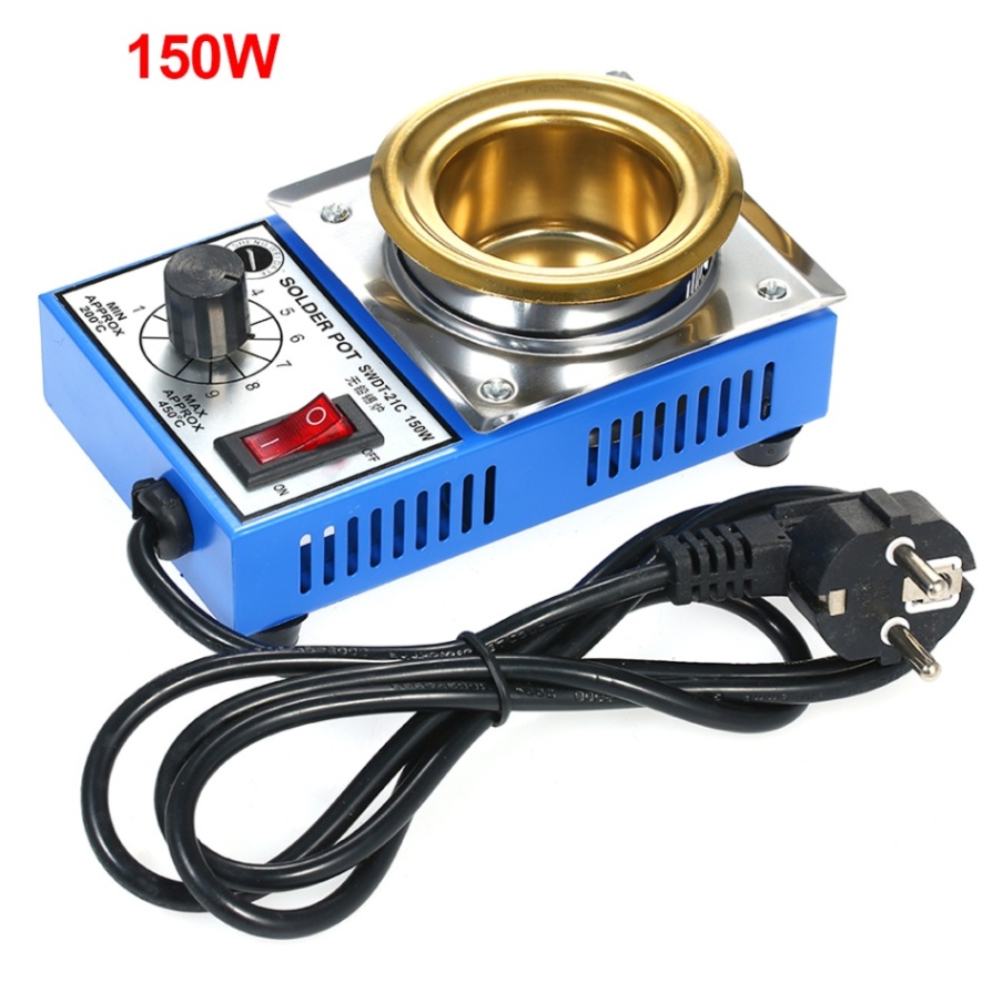 Mini Solder Pot with Temperature Adjustable Lead Free Desoldering Bath Plate Electric Soldering Pot 220V 100W 150W 250W 300W: 150W