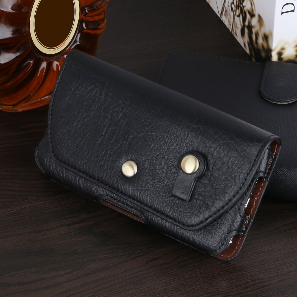 Universal- männer Leder Taille Tasche Telefon fallen für iPhone 12 11 SE XR Taille Pack Gürtel Clip Tasche 4,7-6.4 "praktisch Tasche Halfter