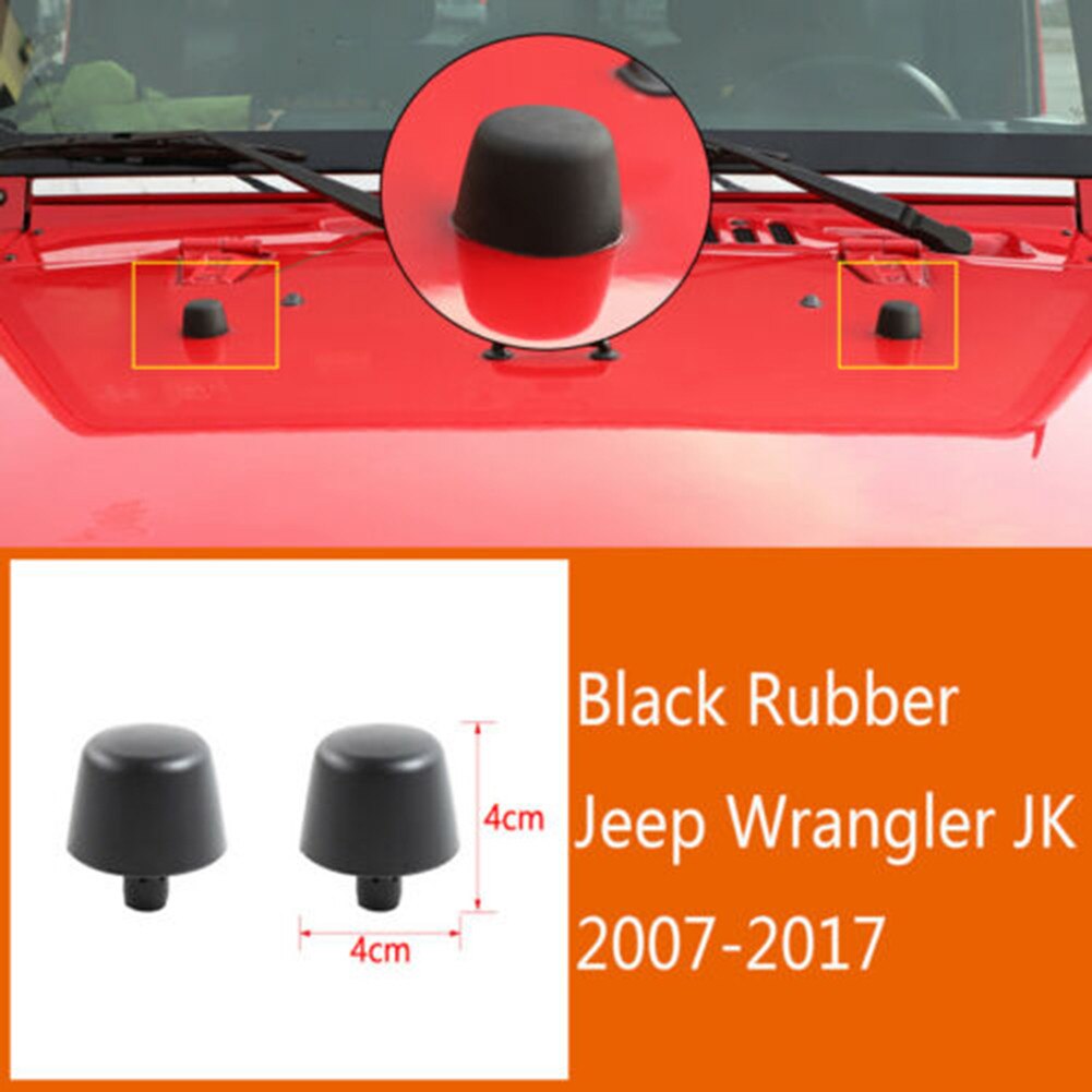 Accessoires Motorkap Rubber Decor Voor Jeep Wrangler Jk 2007-17 Hoofd