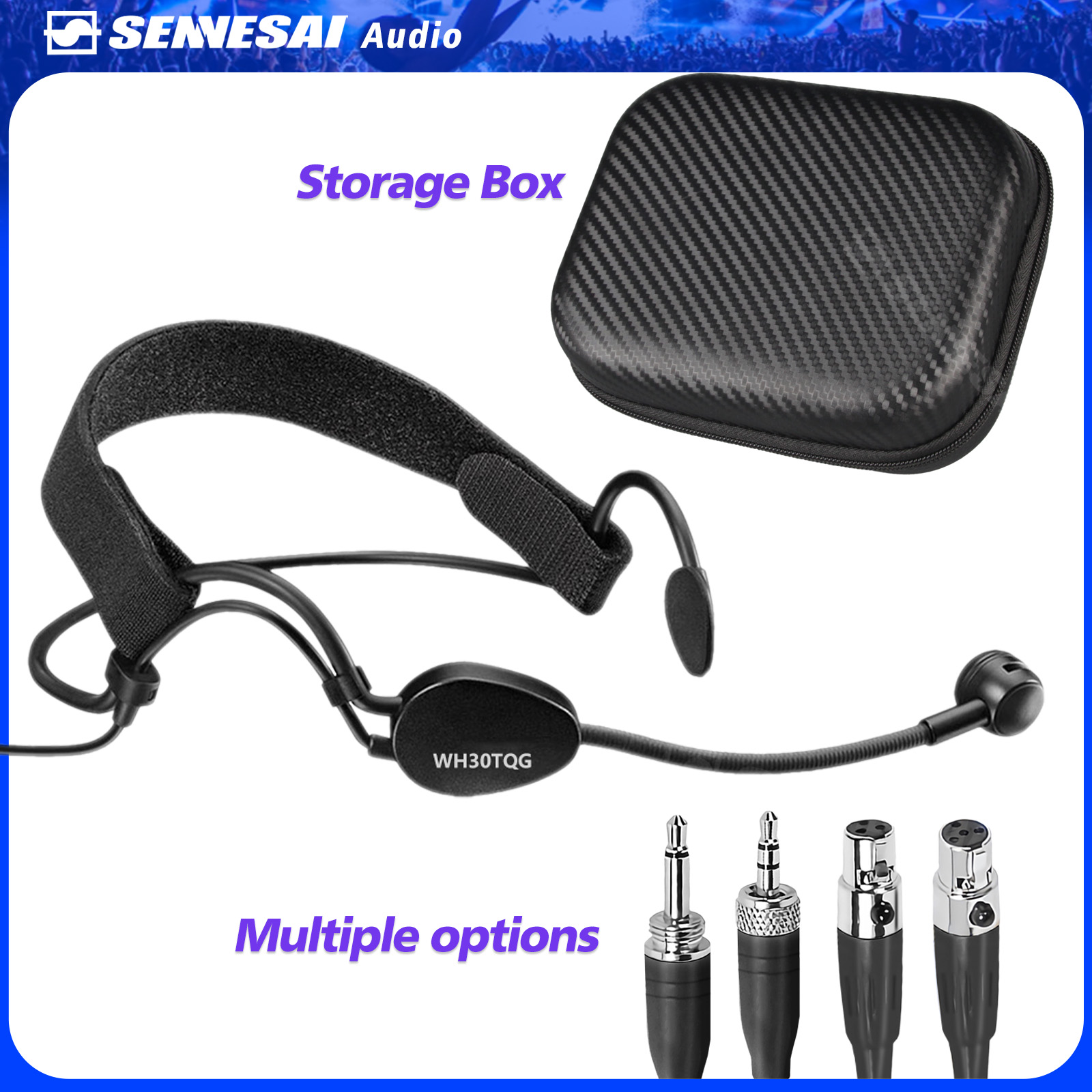 meg3 hodetelefonmikrofoner, hodebåren hyperkardioid kondensatormikrofon til akg shure senheiser trådløst bodypack-sendersystem