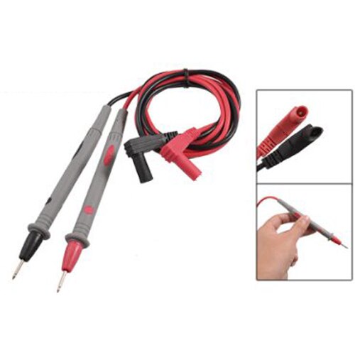 Pair 1000V 10A Banana Plug Multimeter Probe Test Lead Cable 1.1M