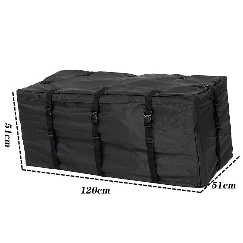 Sac de transport de cargaison sur le toit de voiture, imperméable universel pour voiture SUV sac de Camping, tissu Oxford