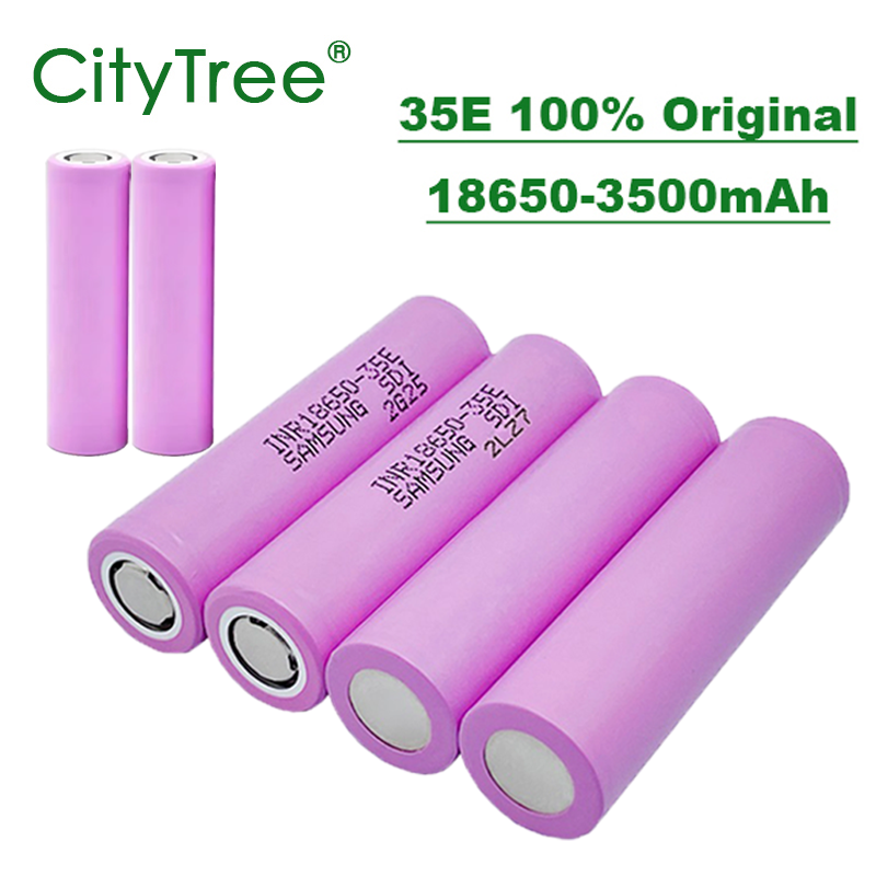 2-30pcs 18650 Battery 3500mAh 100% Genuine INR18650-35E 3.7V 20A Rechargeable 18650 Battery for Toys Power Tools Flashlight