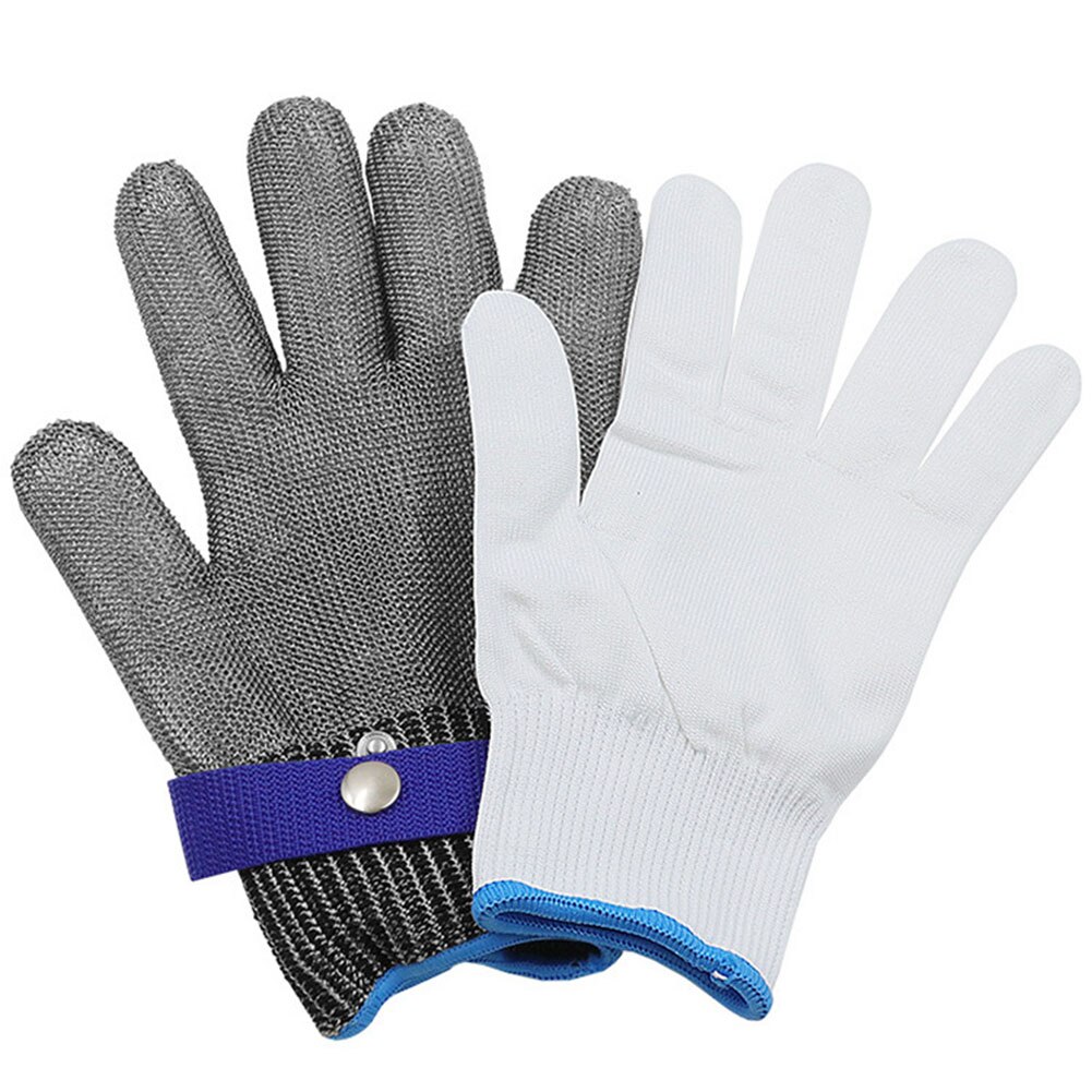 Cut Resistant Gloves Metaal Snijbestendige Handschoenen, Slachthuis IJzerwarenwinkel Reparatiewerkplaats Veiligheidswerkhandschoenen, Links/Rechts Universeel (Color : Arm 22cm, Size : M/1 PCS Cut Resistant Gloves Metaal Snijbestendige Handschoenen, Slachthuis IJzerwarenwinkel Reparatiewerkplaats Veiligheidswerkhandschoenen, Links/Rechts Universeel (Color : Arm 22cm, Size : M/1 PCS
