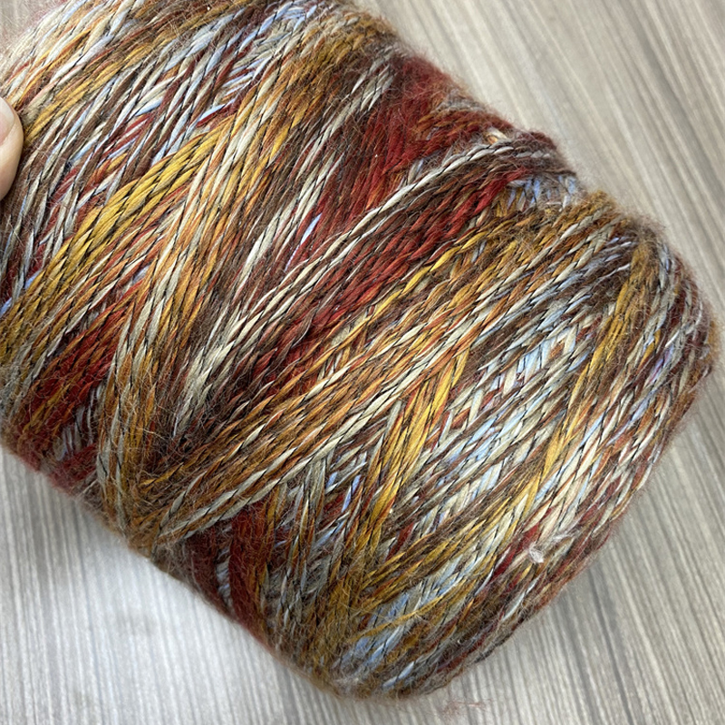 500G Vintage Stijl Acryl Wol Dikke Ijsland Garen Lange Ruimte Dye Geleidelijke Verandering Hand Gehaakte Breien Weave Draad x3376