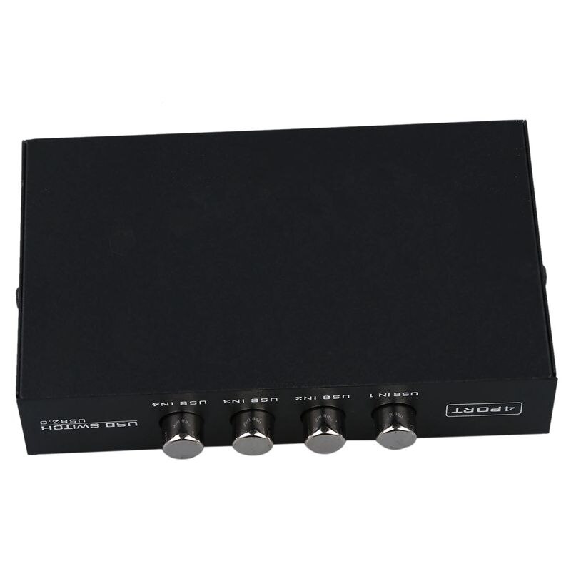 Mini 4 puertos USB escáner de impresora compartir interruptor compartido divisor caja Hub