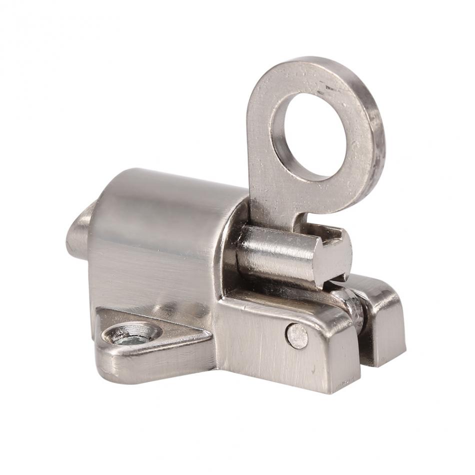 Zinc Alloy Door Bolt Latch Lock Window Gate Security Pull Ring Spring Bounce Door Bolt Safty Gate Latch Lock