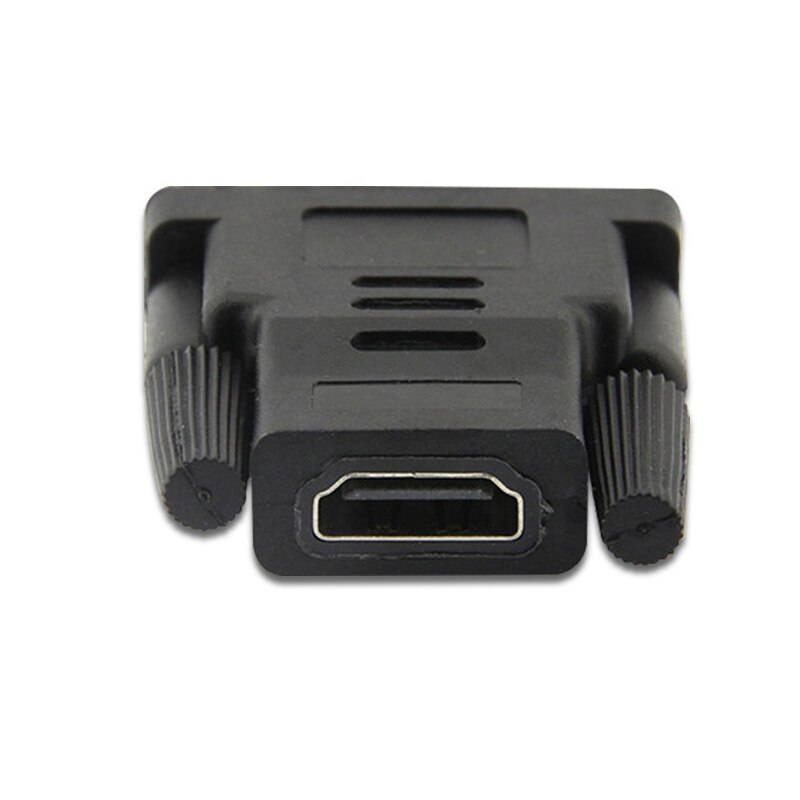 Adaptador DVI macho a HDMI hembra (24 + 5), conector divisor compatible con HDMI, 2 piezas