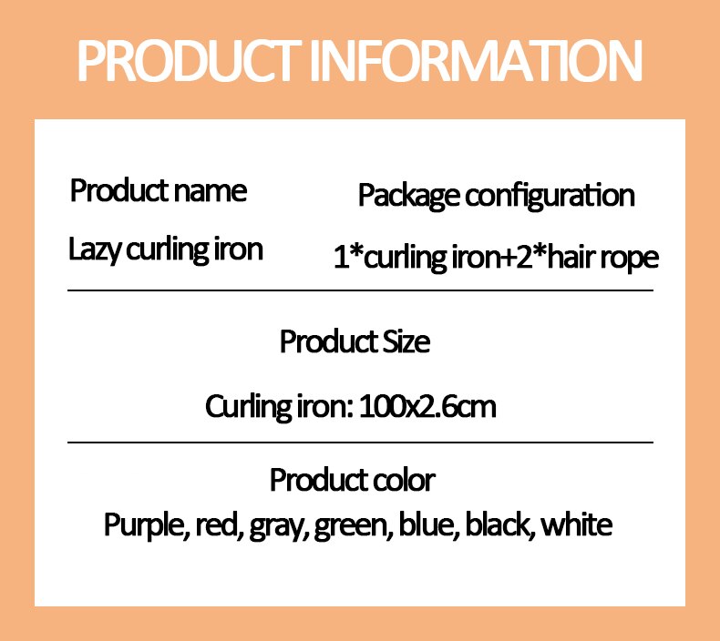 1 * ferro arricciacapelli + 2 * corda per capelli bigodini per capelli capelli femminili seta arricciacapelli bigodini per capelli senza calore onda fasci ondulati bagnati Curl Bar Set