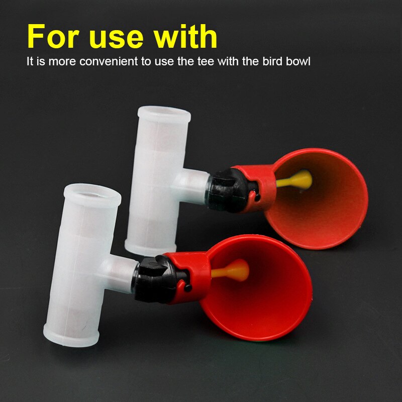 5/10pcs Chicken Drinker Drinking Cups For Chickens Red Quail Chicken Waterer Bowl Automatic Poultry Coop Feeder Water Drinking