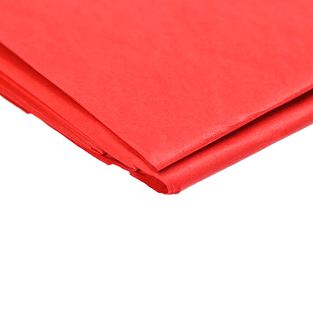 10pcs Decorative Origami Crinkled Crepe Paper Craft Diy Flower Make Wrapping Fold Scrapbooking Party Backdrop Decoration: Red