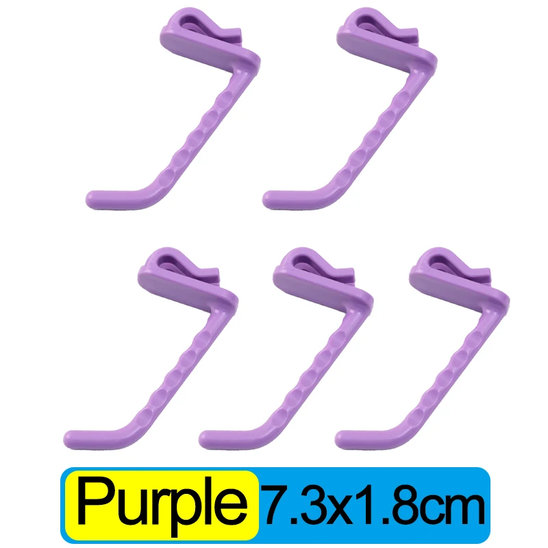 Metal Mesh Panel Hangers Clothes Wall Hanging Hooks Supermarket Display Hooking Racking Accessory Slat Household Organizers Hook: L / Chocolate