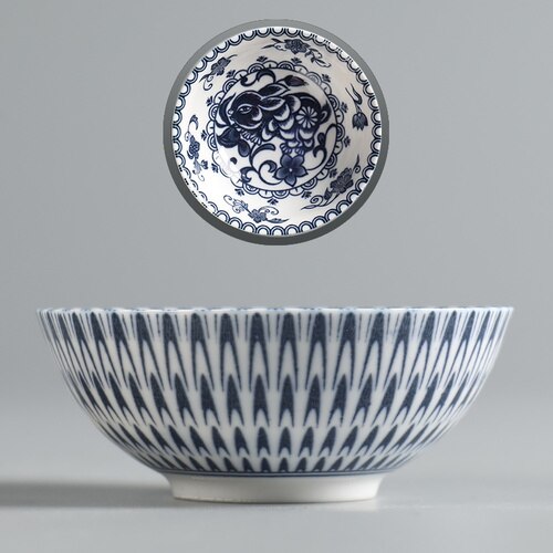 Keramisk kung fu tesæt kinesisk stjernetegn 50ml lille tekop enkelt kop antik blå og hvid porcelænskop personlig master kop: Kanin