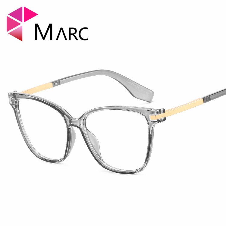 Marc Frame Glazen Clear Lens Vrouwen Mode Brillen Vierkante Hars Vintage Transparante Eyewear Demi 95176 1