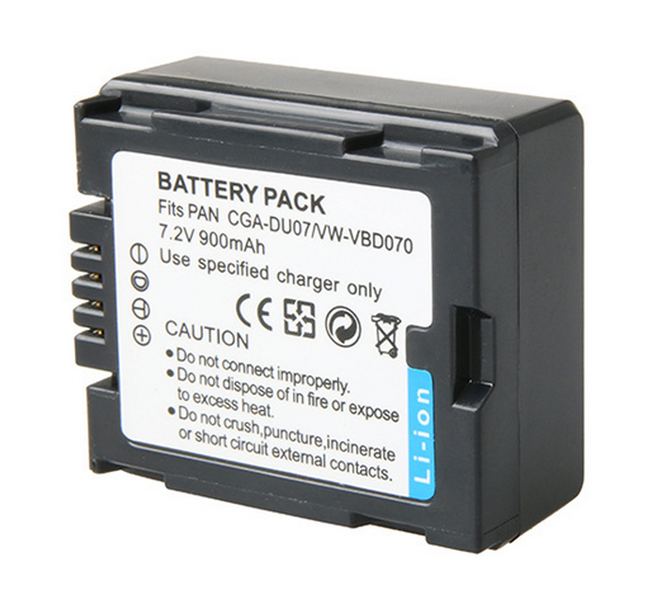 Battery Pack for Panasonic NV-GS10B, NV-GS17, NV-GS17EB, NV-GS21EB, NV-GS22EB, NV-GS25GN, NV-GS27EB, NV-GS37EB Camcorder