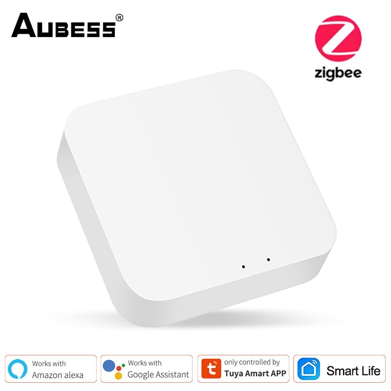 Tuya Smart Zigbee Smoke Detector Smart Fire Fire Protection Smart Home Security Alarm Work With Tuya Zigbee Hub: Gateway