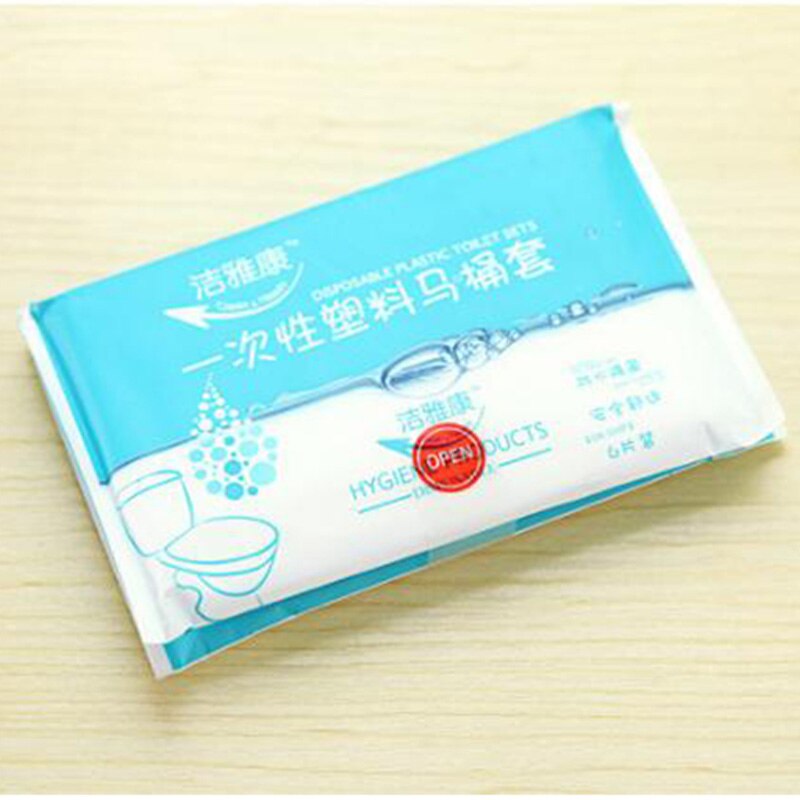 6pcs Portable Disposable Toilet Pats Travel Accesssories Seat Cover Trip Essentials Commode Cushion Waterproof Toilet Paper Pad