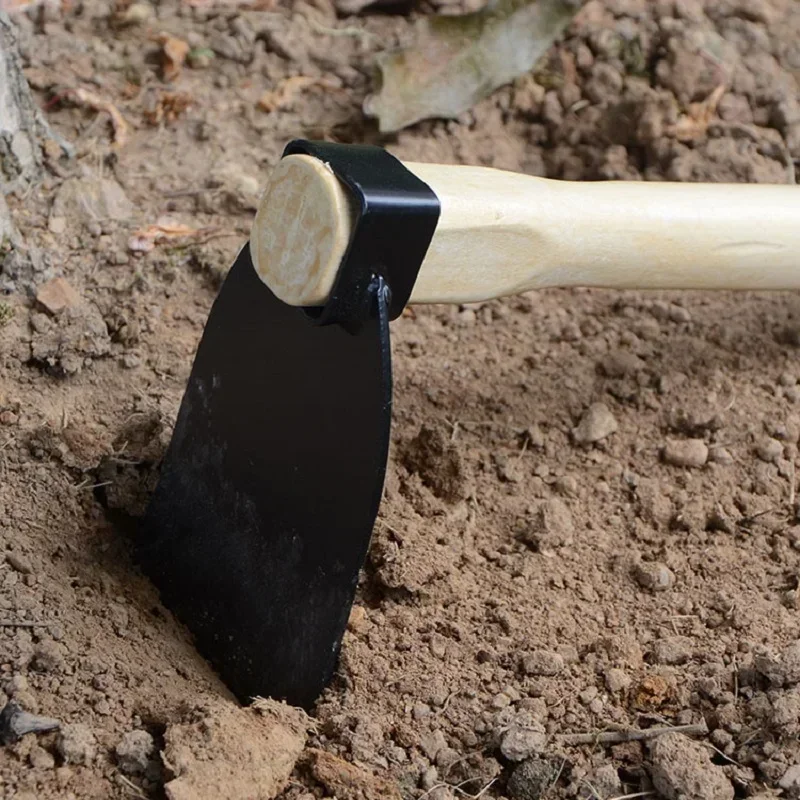 Herramienta de azada de jardín duradera, herramienta de jardinería agrícola, azada de jardinería vegetal, deshierbe multifunción para herramienta de mano al aire libre, 1pc
